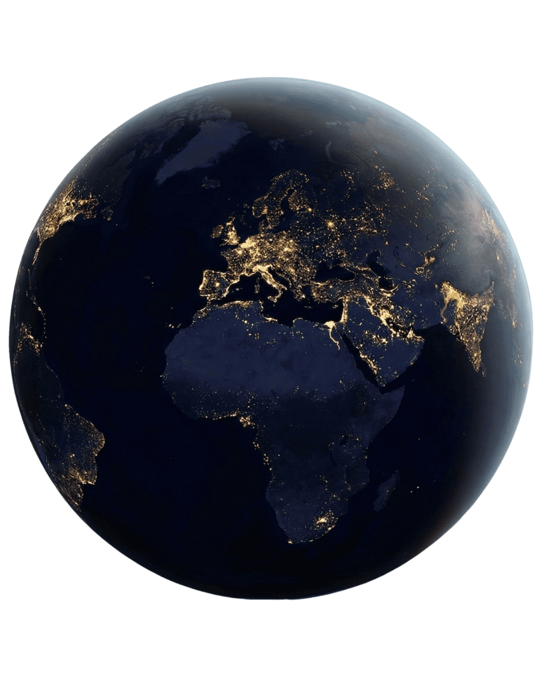 Earth at night